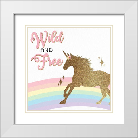 You are Magic 4 White Modern Wood Framed Art Print with Double Matting by Allen, Kimberly