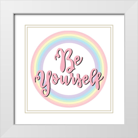 You are Magic 5 White Modern Wood Framed Art Print with Double Matting by Allen, Kimberly