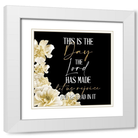 He Will Take Care 1 Square White Modern Wood Framed Art Print with Double Matting by Allen, Kimberly