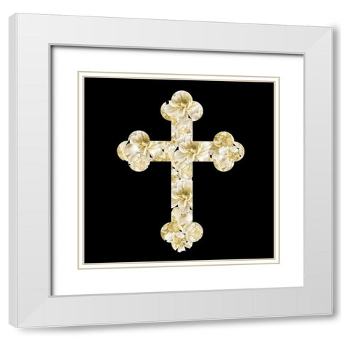 He Will Take Care 2 Square White Modern Wood Framed Art Print with Double Matting by Allen, Kimberly