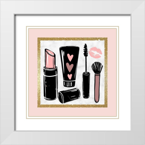 Wake Up And 2 White Modern Wood Framed Art Print with Double Matting by Allen, Kimberly