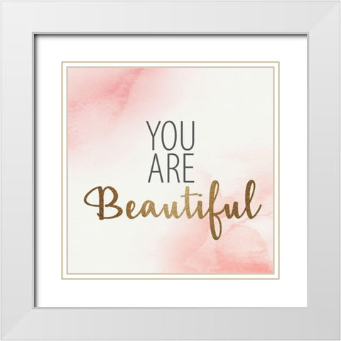 Glamour Style 2 White Modern Wood Framed Art Print with Double Matting by Allen, Kimberly