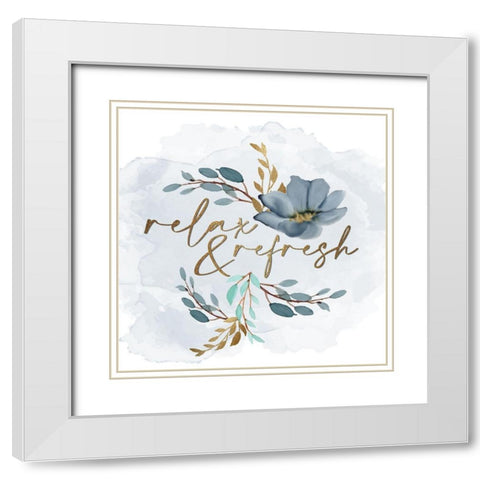 Candles And Music 2 White Modern Wood Framed Art Print with Double Matting by Allen, Kimberly