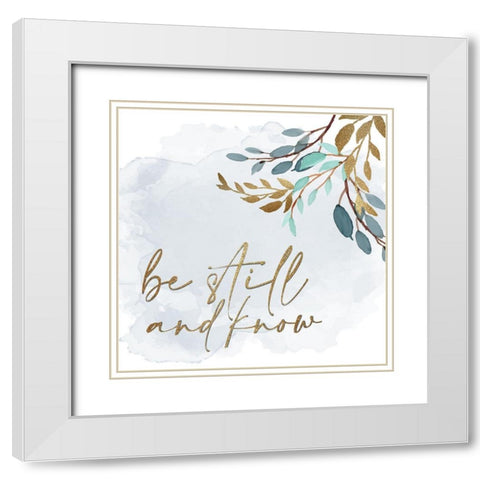 Candles And Music 4 White Modern Wood Framed Art Print with Double Matting by Allen, Kimberly