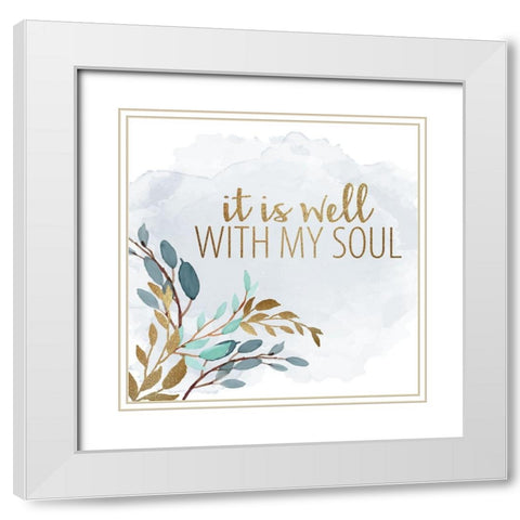 What Matters 3 White Modern Wood Framed Art Print with Double Matting by Allen, Kimberly