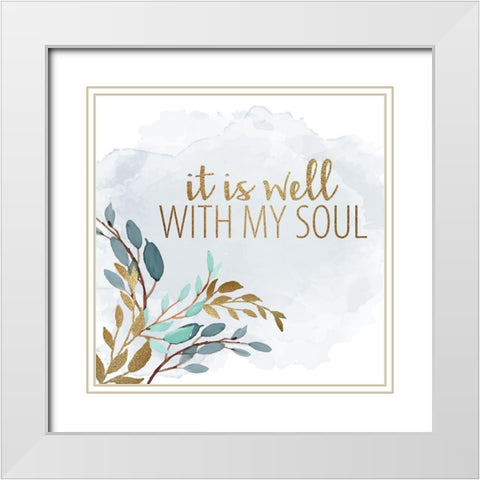 What Matters 3 White Modern Wood Framed Art Print with Double Matting by Allen, Kimberly