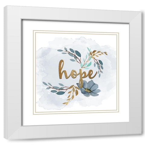 What Matters 5 White Modern Wood Framed Art Print with Double Matting by Allen, Kimberly