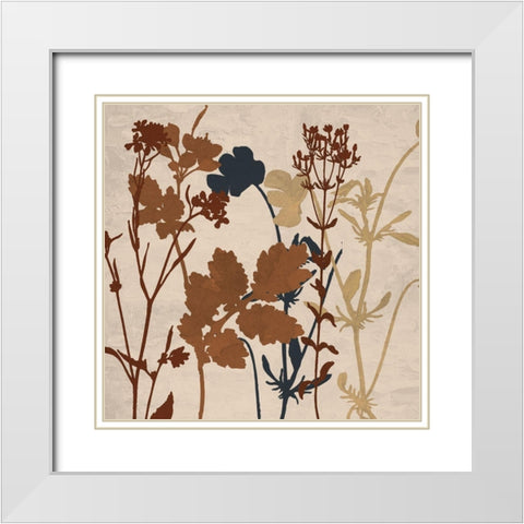 Fall 2 White Modern Wood Framed Art Print with Double Matting by Allen, Kimberly