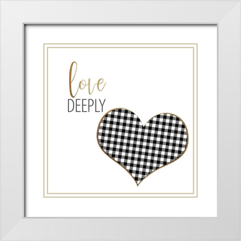 Little Moments 5 White Modern Wood Framed Art Print with Double Matting by Allen, Kimberly