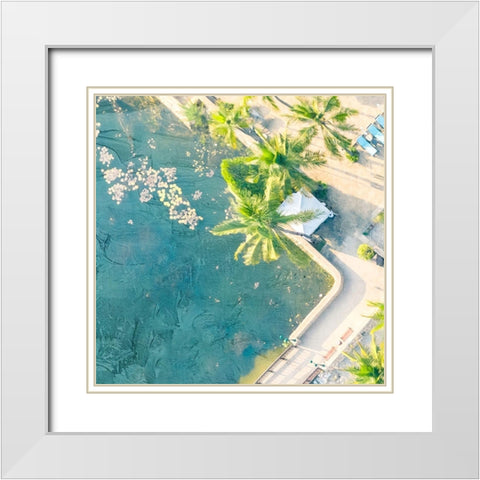 From the Top 1 White Modern Wood Framed Art Print with Double Matting by Allen, Kimberly
