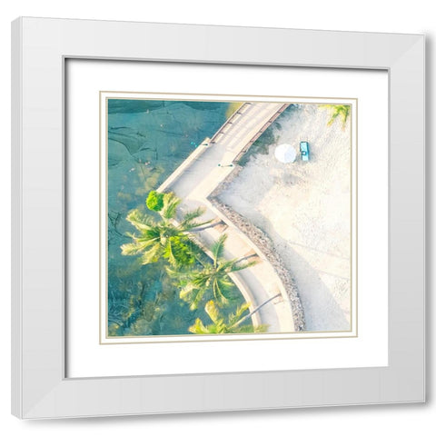 From the Top 3 White Modern Wood Framed Art Print with Double Matting by Allen, Kimberly