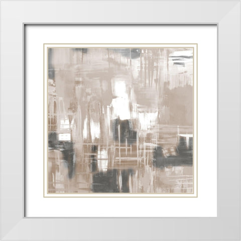 Neutral 1 White Modern Wood Framed Art Print with Double Matting by Allen, Kimberly