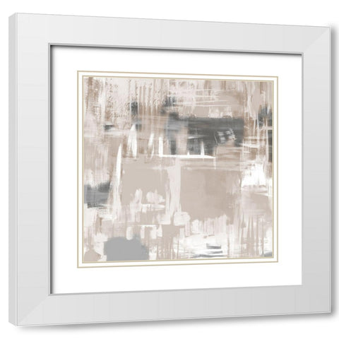 Neutral 2 White Modern Wood Framed Art Print with Double Matting by Allen, Kimberly