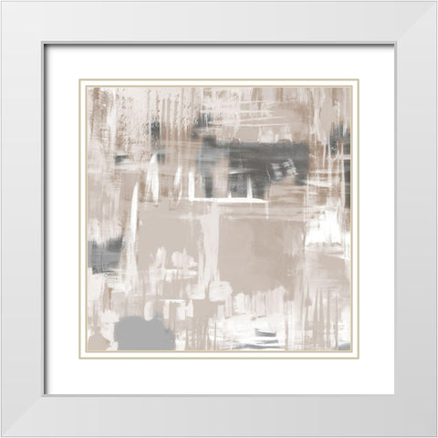 Neutral 2 White Modern Wood Framed Art Print with Double Matting by Allen, Kimberly