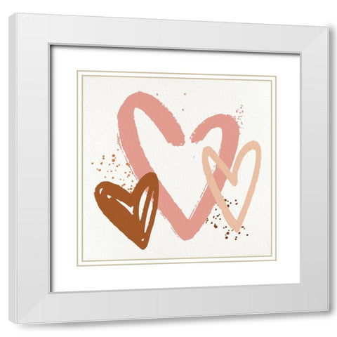 Hopeful 2 V3 White Modern Wood Framed Art Print with Double Matting by Allen, Kimberly