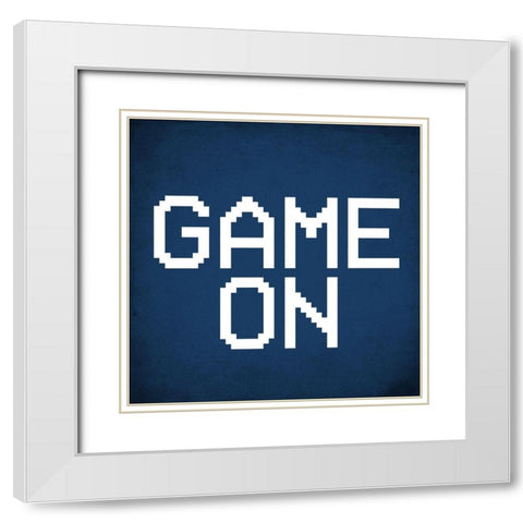 Eat Game 3 White Modern Wood Framed Art Print with Double Matting by Allen, Kimberly