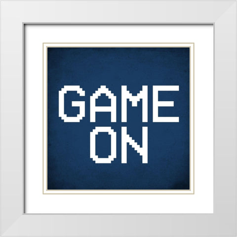 Eat Game 3 White Modern Wood Framed Art Print with Double Matting by Allen, Kimberly