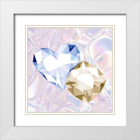 So Loved 5 White Modern Wood Framed Art Print with Double Matting by Allen, Kimberly
