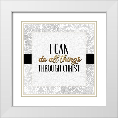 I Am 2 White Modern Wood Framed Art Print with Double Matting by Allen, Kimberly