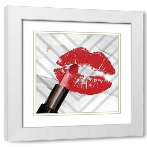 Wake Pray 2 White Modern Wood Framed Art Print with Double Matting by Allen, Kimberly