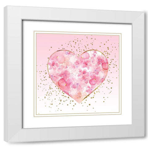 Let Go 3 White Modern Wood Framed Art Print with Double Matting by Allen, Kimberly