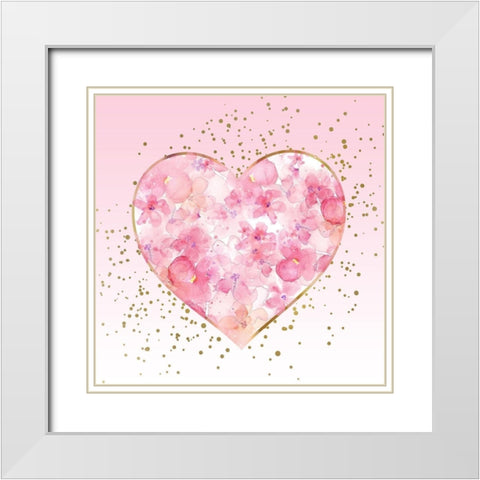 Let Go 3 White Modern Wood Framed Art Print with Double Matting by Allen, Kimberly