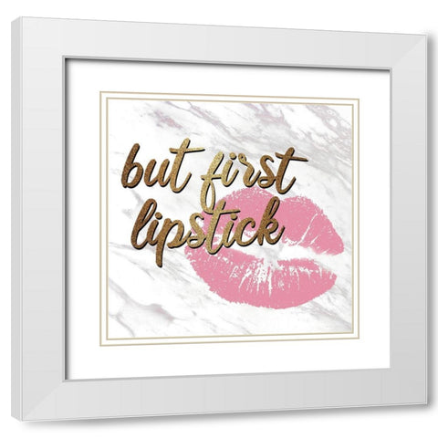 Art Markup 3 White Modern Wood Framed Art Print with Double Matting by Allen, Kimberly