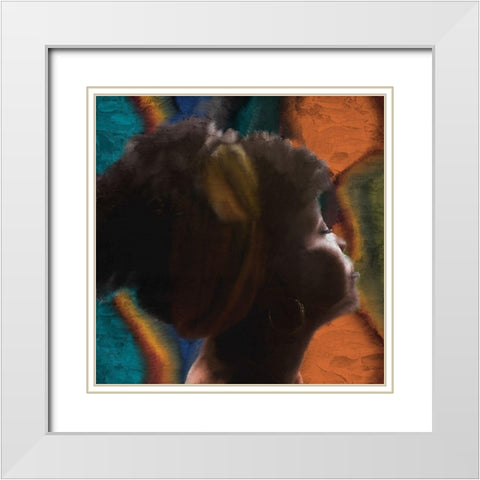 Renew White Modern Wood Framed Art Print with Double Matting by Allen, Kimberly