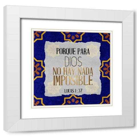 En Cuanto 3 White Modern Wood Framed Art Print with Double Matting by Allen, Kimberly