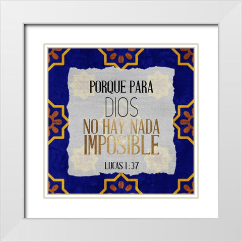 En Cuanto 3 White Modern Wood Framed Art Print with Double Matting by Allen, Kimberly