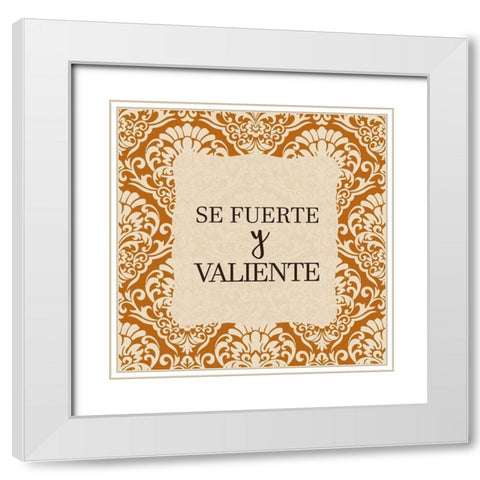 Hacer 3 White Modern Wood Framed Art Print with Double Matting by Allen, Kimberly