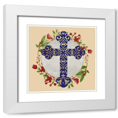 Todas Vuestras 2 White Modern Wood Framed Art Print with Double Matting by Allen, Kimberly