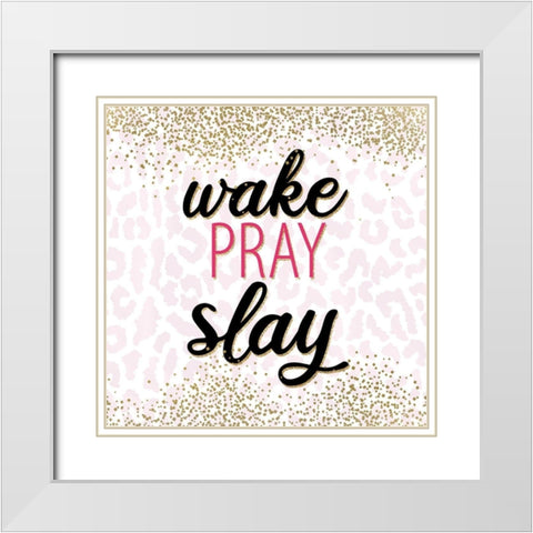 Believe Sparkle 3 White Modern Wood Framed Art Print with Double Matting by Allen, Kimberly