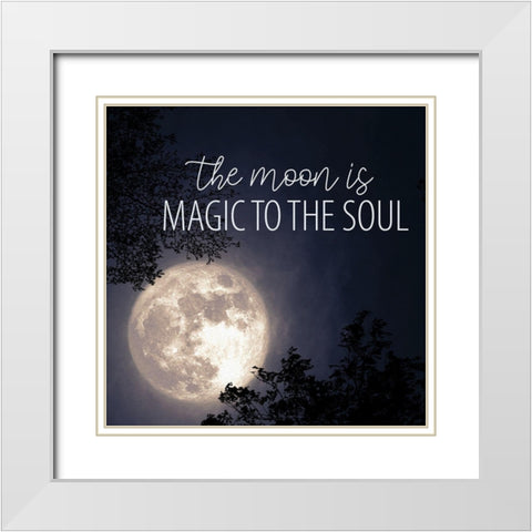 Magic Soul White Modern Wood Framed Art Print with Double Matting by Allen, Kimberly