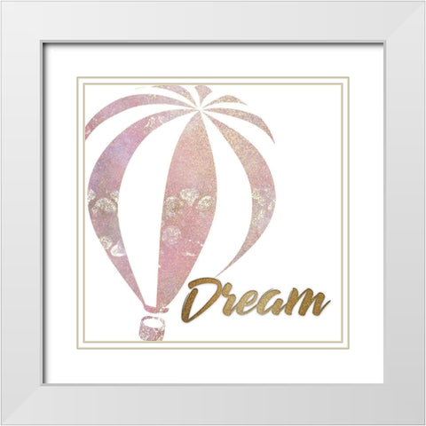 Fly Away 1 White Modern Wood Framed Art Print with Double Matting by Allen, Kimberly