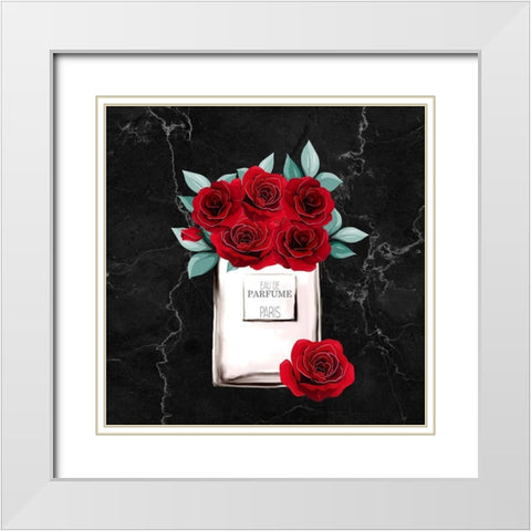 Red Rose Heels 2 White Modern Wood Framed Art Print with Double Matting by Allen, Kimberly