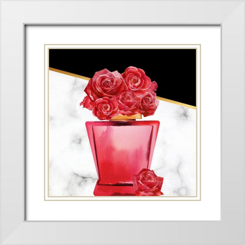 Shopping 2 White Modern Wood Framed Art Print with Double Matting by Allen, Kimberly