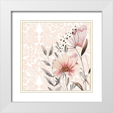 Always Blessed 7 White Modern Wood Framed Art Print with Double Matting by Allen, Kimberly