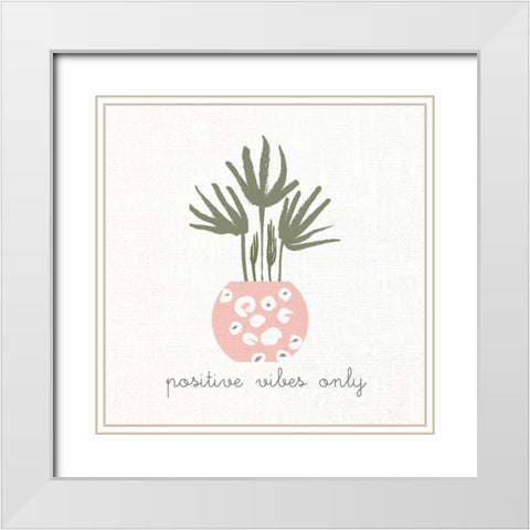 Good Things 3 White Modern Wood Framed Art Print with Double Matting by Allen, Kimberly