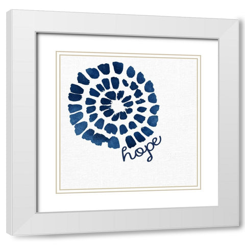 Hope Spot White Modern Wood Framed Art Print with Double Matting by Allen, Kimberly