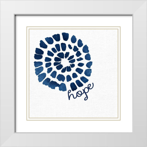 Hope Spot White Modern Wood Framed Art Print with Double Matting by Allen, Kimberly