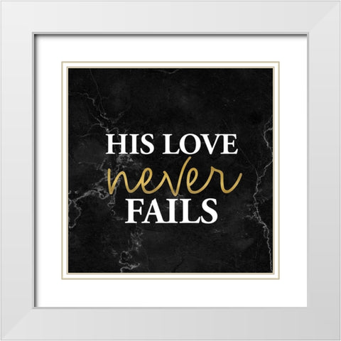 Faithfulness 3 White Modern Wood Framed Art Print with Double Matting by Allen, Kimberly