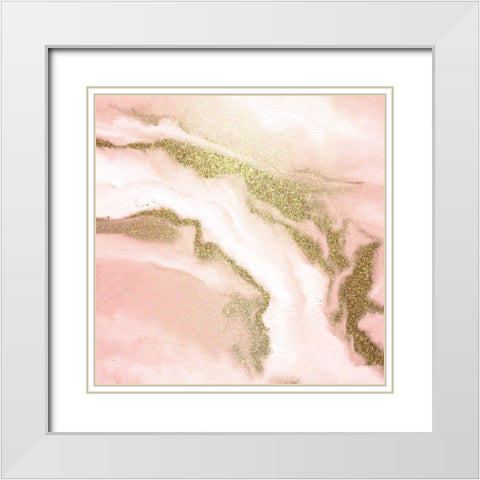 Her Plans 3 White Modern Wood Framed Art Print with Double Matting by Allen, Kimberly