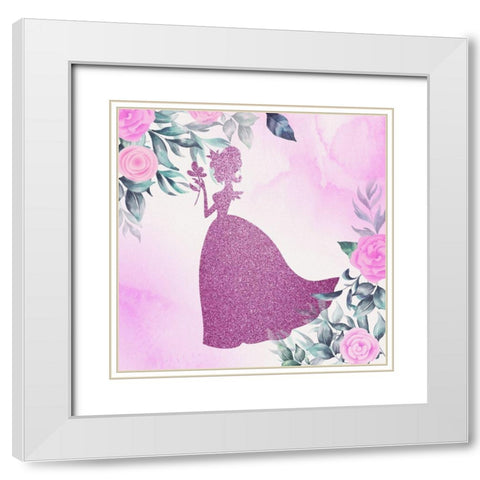 You Are Beautiful 3 White Modern Wood Framed Art Print with Double Matting by Allen, Kimberly