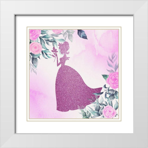 You Are Beautiful 3 White Modern Wood Framed Art Print with Double Matting by Allen, Kimberly