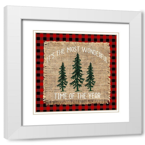 Wonderful Time 2 White Modern Wood Framed Art Print with Double Matting by Allen, Kimberly