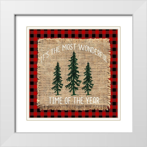 Wonderful Time 2 White Modern Wood Framed Art Print with Double Matting by Allen, Kimberly