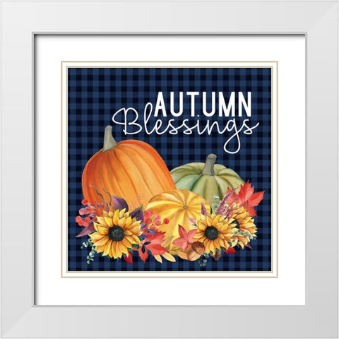 In the Fall 6 White Modern Wood Framed Art Print with Double Matting by Allen, Kimberly