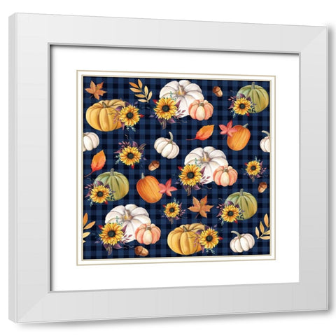 In the Fall 8 White Modern Wood Framed Art Print with Double Matting by Allen, Kimberly