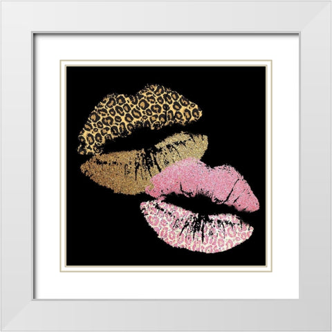 Beautiful Leopard 2 White Modern Wood Framed Art Print with Double Matting by Allen, Kimberly